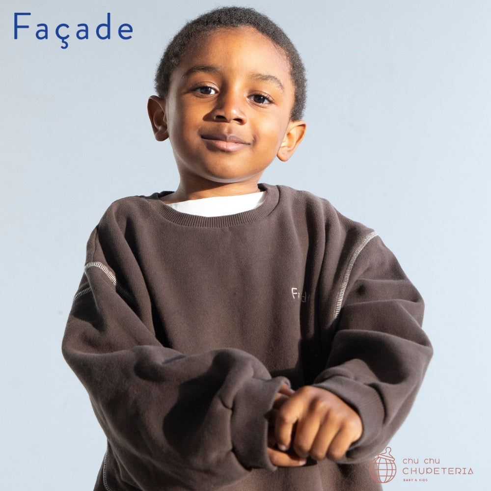 楽天市場】【Facade】Ki chunky sweatshirt - Navy blue / ファサード