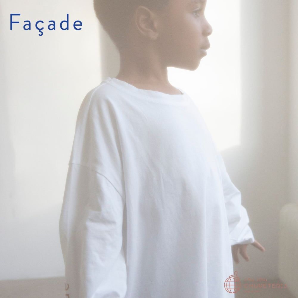 【Facade】Wide LS tee(25AW) トップス-キッズファッション