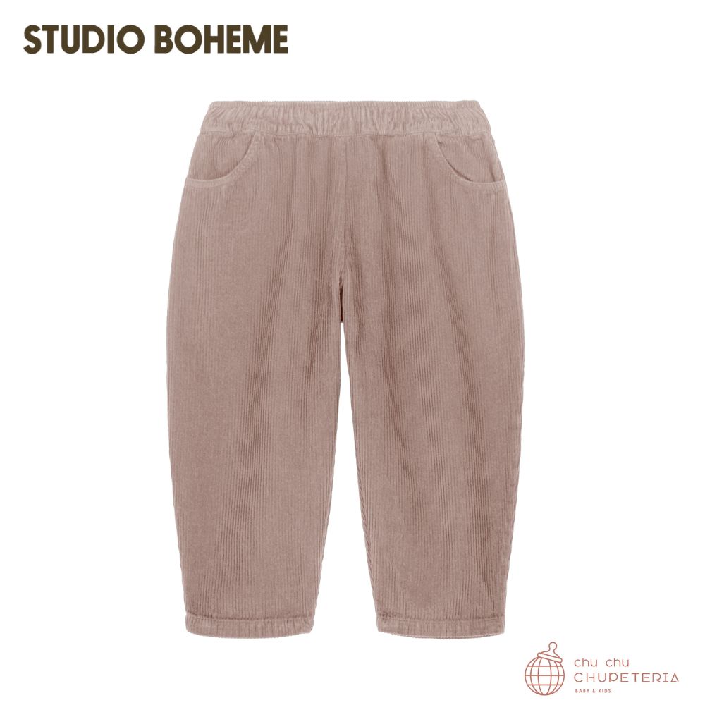 【STUDIO BOHEME】CARROT PANTS LIGHT MAUVE｜chu chu CHUPETERIA