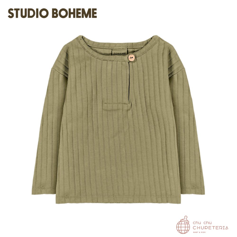 【STUDIO BOHEME】ORSO T-SHIRT GREEN ALOE