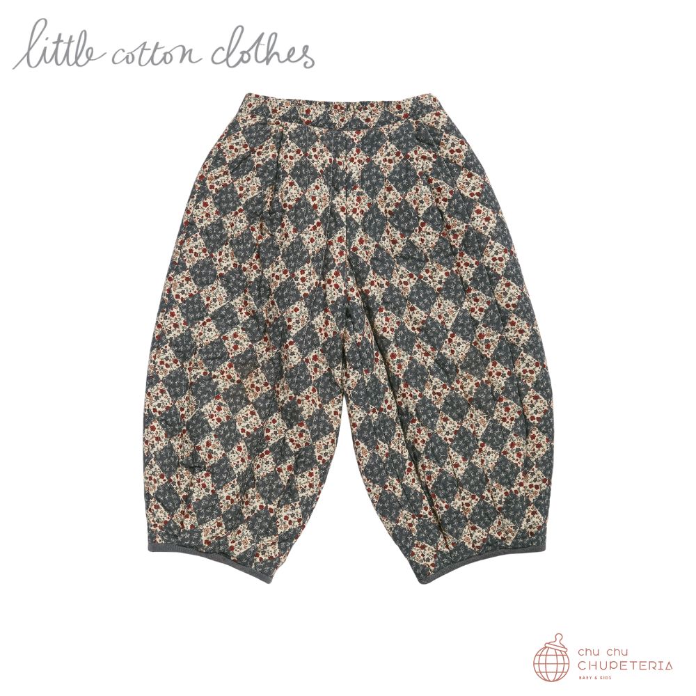 【Little Cotton Clothes】Quilted Jessica Trousers Harlequin Floral /LCC リトルコットンクローズ 外国で赤ちゃん服 置き目品 キッズ もの言う花 ズボン下