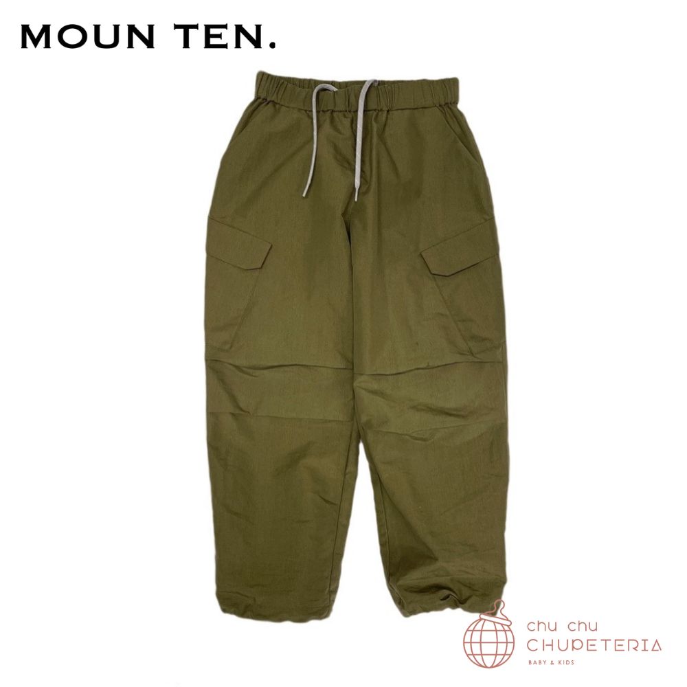 【MOUN TEN.】 C/N cargo pants - khaki (25AW)