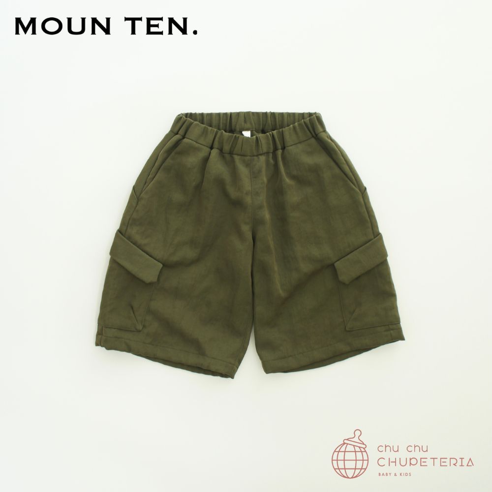 【MOUN TEN.】bright twill midi cargo - olive drab (25AW)