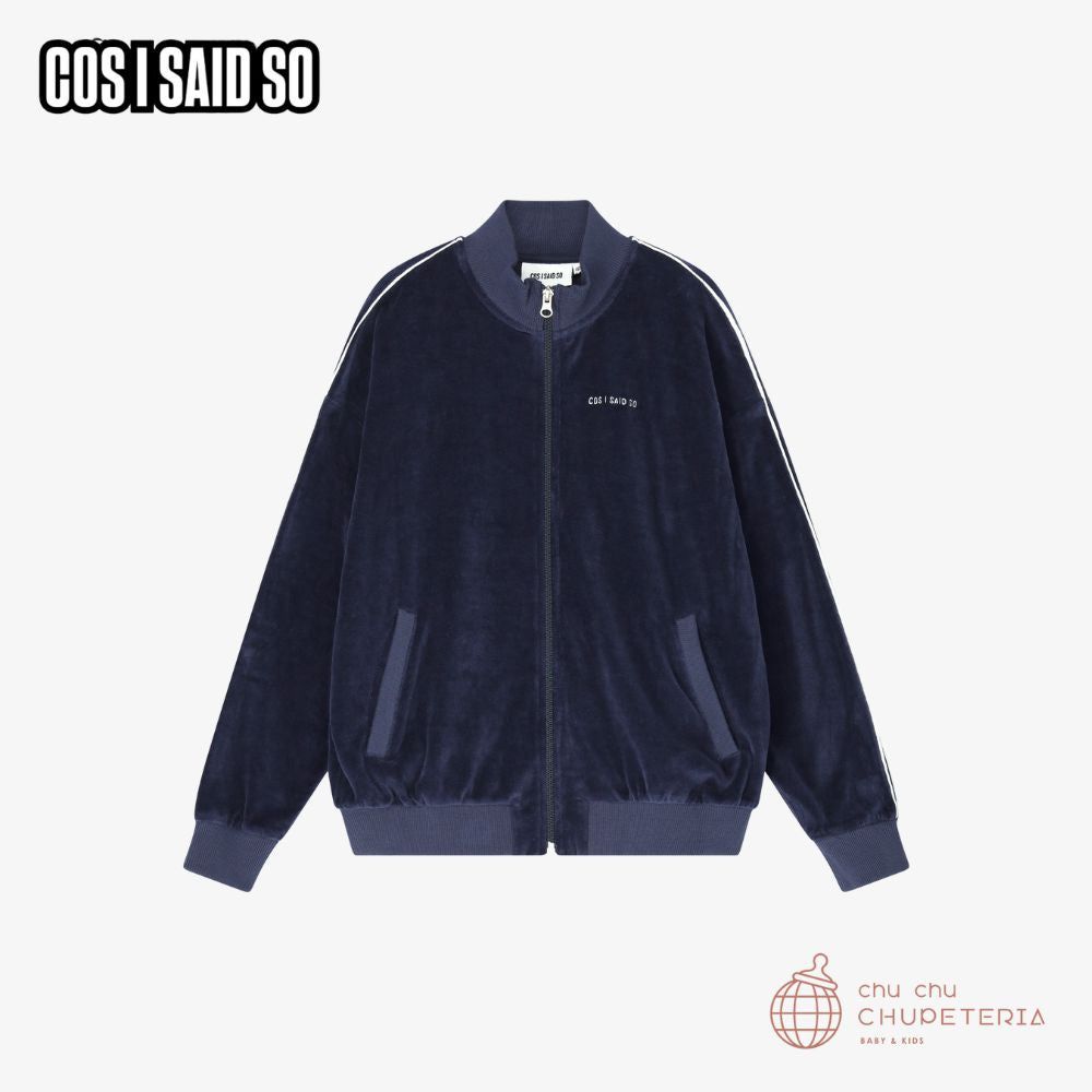 【COS I SAID SO】TRACK JACET / velours (25AW)