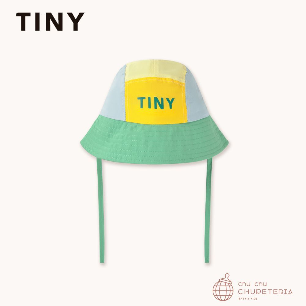 【SS継続期間中クーポン券で最大限度20%OFF】【TINYCOTTONS】COLOR BLOCK BUCKET HAT multicolor (26SS)