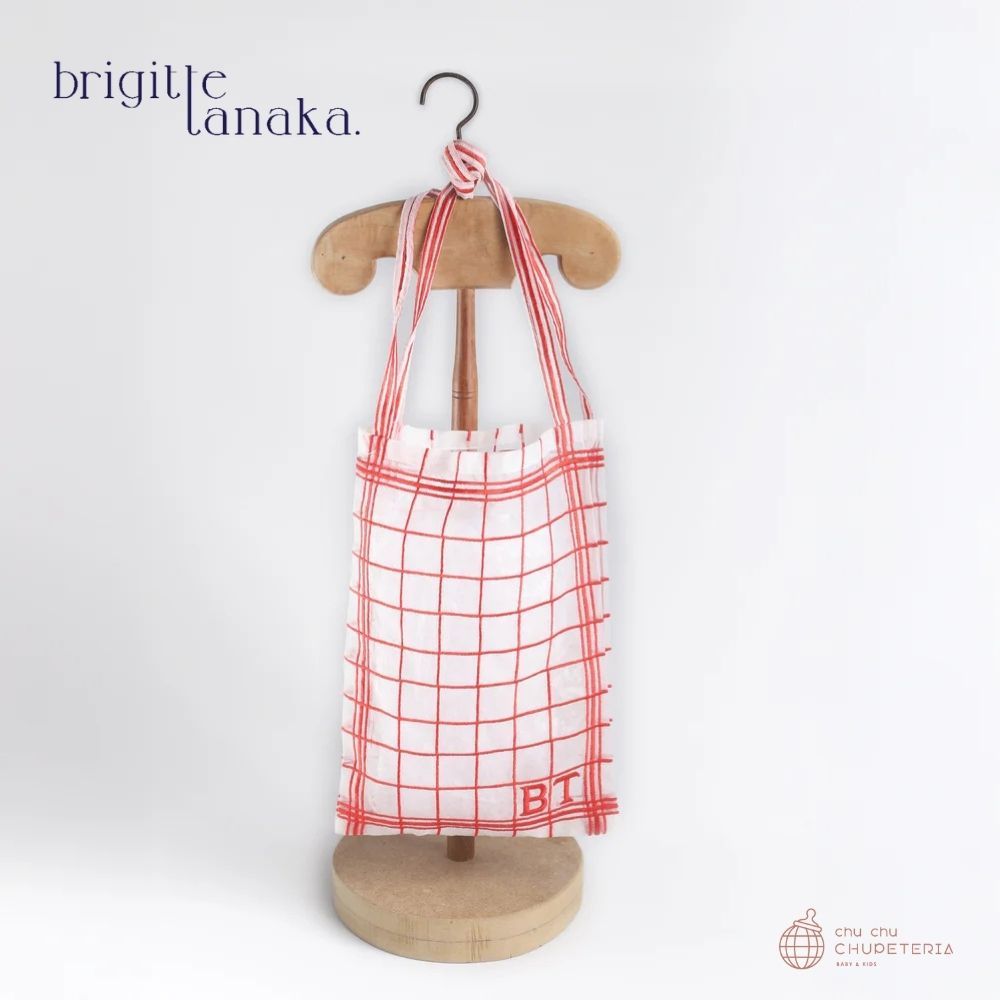 【Brigitte Tanaka】Sac Torchon Petit Rouge / ブリジットタナカ オーガンディー 御徒面子 差し上げ物 エコ御徒面子 ブリジット タナカ