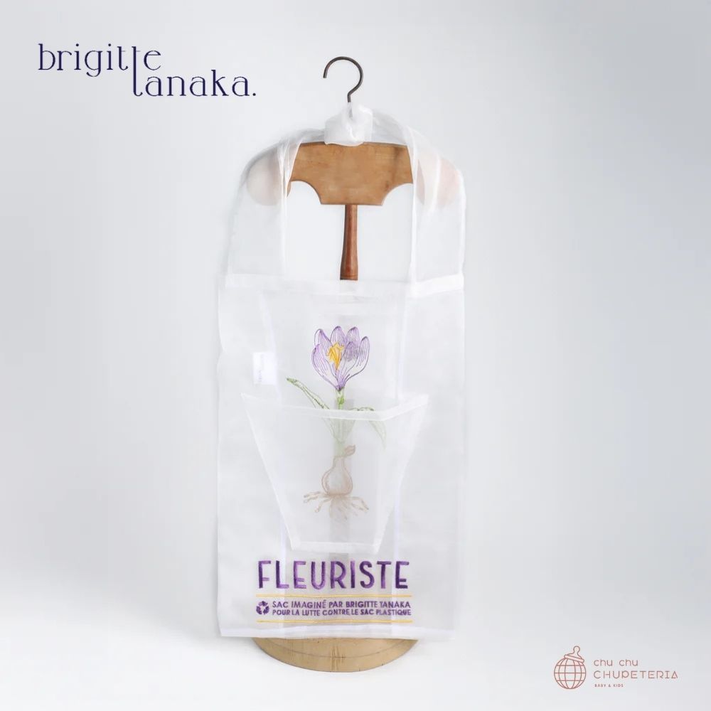 【Brigitte Tanaka】Sac Fleuriste Bulbe / ブリジットタナカ オーガンディー 御徒面子 差し上げ物 エコ御徒面子 合切袋