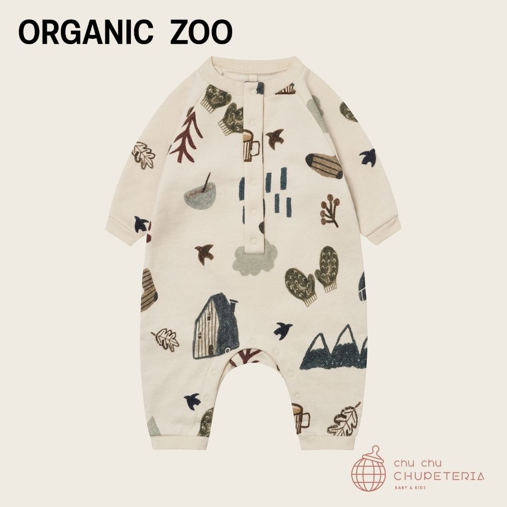 【organic zoo】Cosy Wild Onesie Undyed (25AW)/オーガニックズー 25AW こども服 キッズ もの言う花 オールインワン SALED