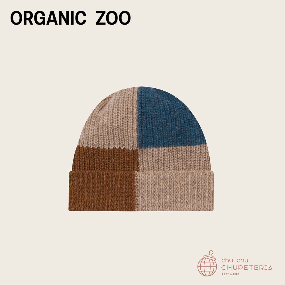 ?送料無料?【organic zoo】Block Patchwork Beanie (25AW)/オーガニックズー 25AW こども服 ベビー 帽子 ニット帽 SALED