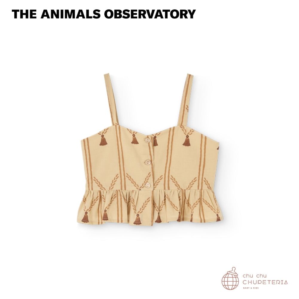 【SS継続期間中クーポン券で最大限度20%OFF】【THE ANIMALS OBSERVATORY】Quail Top - SOFT BROWN(26SS)
