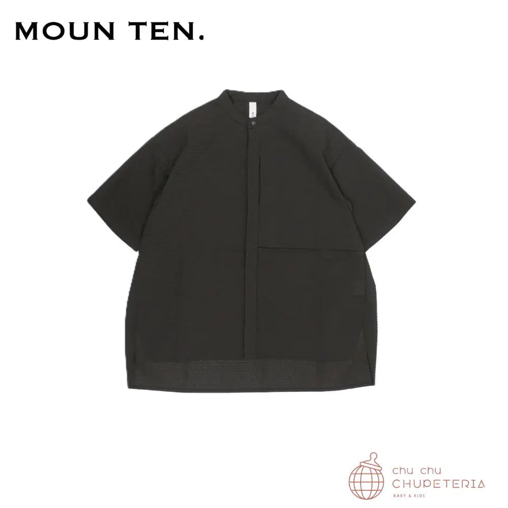 【SS継続期間中引き換え証で最大限度20%OFF】【MOUN TEN.】air sucker s/s shirt - coffee / お山  ちびっ子服 80 90 100 110 120 130 キッズ お坊っちゃん もの言う花 差し上げ物 生まれ落ちる日 差し上げ物