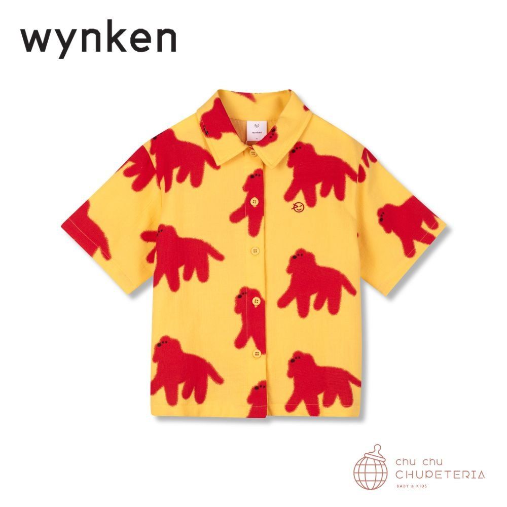 【SS継続期間中引き換え証で最大限度20%OFF】【Wynken】FRUITY SHIRT - SOLEIL (26SS) / ウィンケン 外国でちびっ子服 キッズ 90 100 110 120 今めかしい 派手 プルオーバー 犬