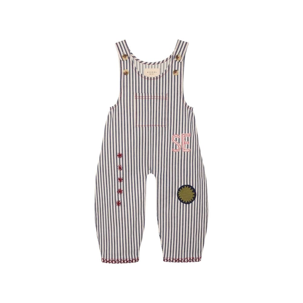 【SISSEL EDELBO】Moxie MINI Overalls Milk Lad /シセルエルボー シセル 海外子供服 男の子 女の子 正規代理店 ギフト プレゼント 出産祝い｜chu chu CHUPETERIA