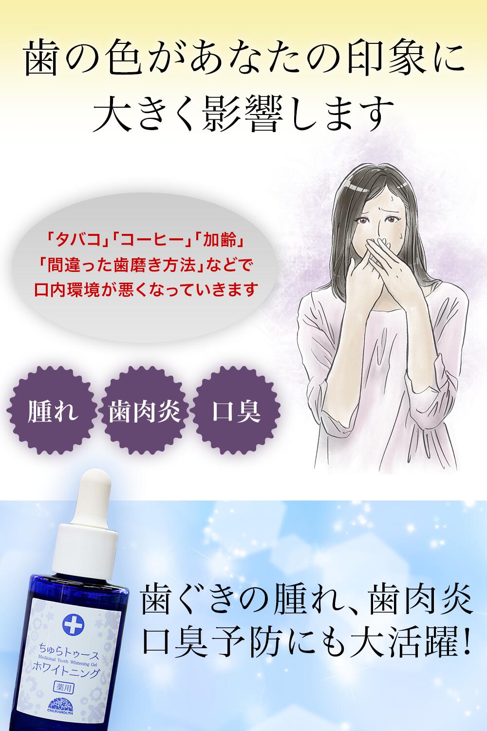 ちゅらトゥースホワイトニング 30g 1個 ワンタフトブラシ付き