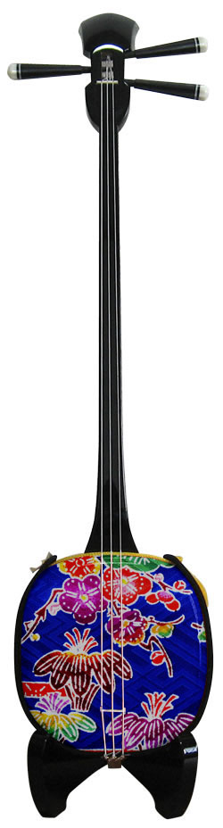 楽天市場】沖縄 三線 紅型柄 布袋 青 ケース 袋 三線袋 紅型 : アジア