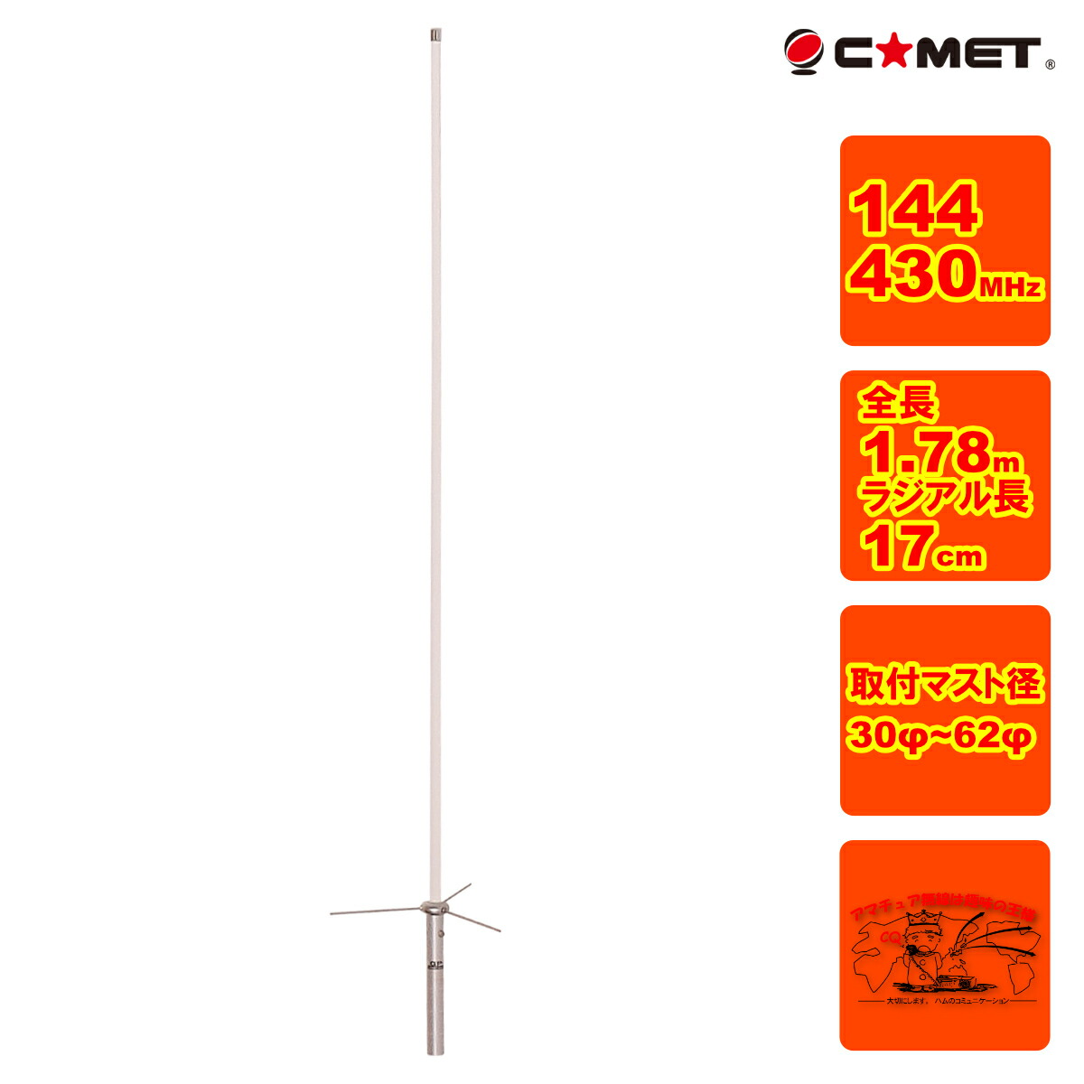 楽天市場】【新商品入荷！】USA直輸入！144/430MHz Dual Band J