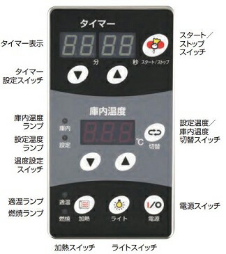 MCO-9SHFマルゼンコンベクションオーブンビックオーブン_操作パネル
