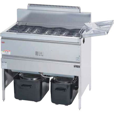 楽天市場】マルゼン 1槽式 ガスフライヤー スタンダードシリーズ 40L