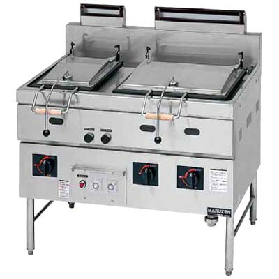 MGZS-107WBT マルゼン ガス餃子焼器 タイマー付 送料無料 ギョウザ焼き