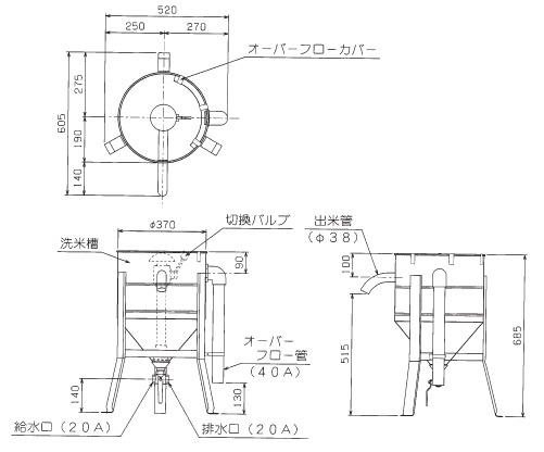 MRW-15 マルゼン 水圧洗米機 送料無料 業務用厨房機器・用品