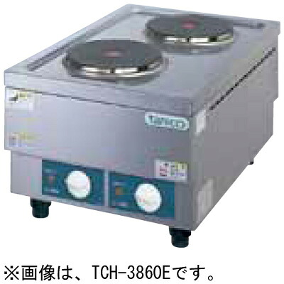 TCH-3545E タニコー 卓上灯し火コンロ 速見表コンロ 2口 御勤め用