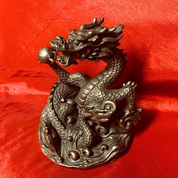 万古青銅龍鳴鍋☆青銅噴水震盆☆魚洗鍋 風水インテリア 招財青銅龍鳴鍋 | 龍吐水の共振によって龍を呼ぶ