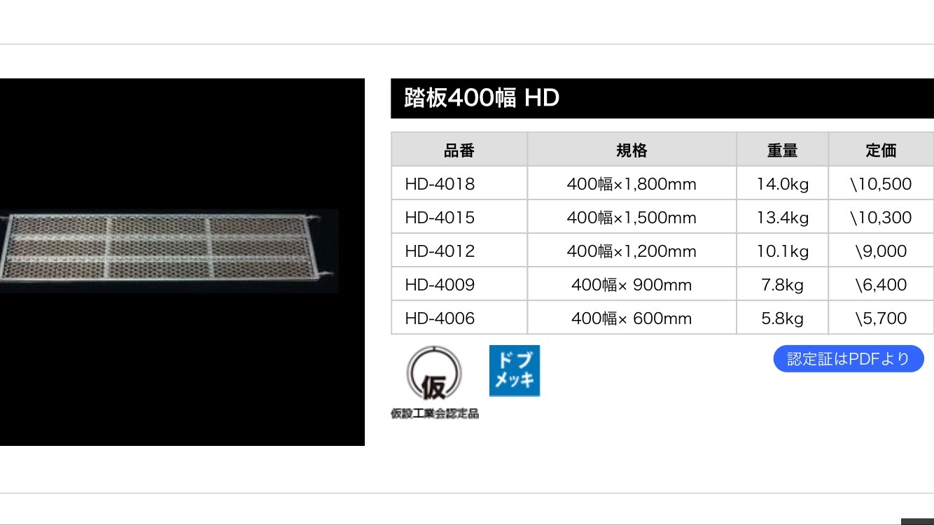 楽天市場 仮設足場資材 カチコミa 踏板 アンチ 4018 新品 一側足場 クサビ式足場 お引取1枚単価3 080円税別 40枚セット見学 引取 セット購入 大量購入可能 他の商品もありますので 一緒にご検討をよろしくお願いいたします 中建コーポレーション株式会社