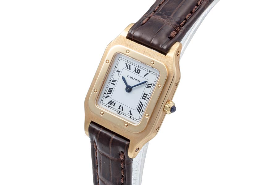 楽天市場 カルティエ サントス デュモン Sm 1990年前後 アンティーク 中古 レディース アルファオメガ