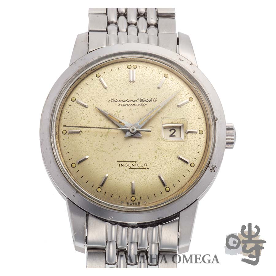 IWC インターナショナル ウォッチ カンパニー インヂュニア ファーストモデル Ref.666 175番 1963年【中古】【ヴィンテージ】【未研磨】【メンズ】