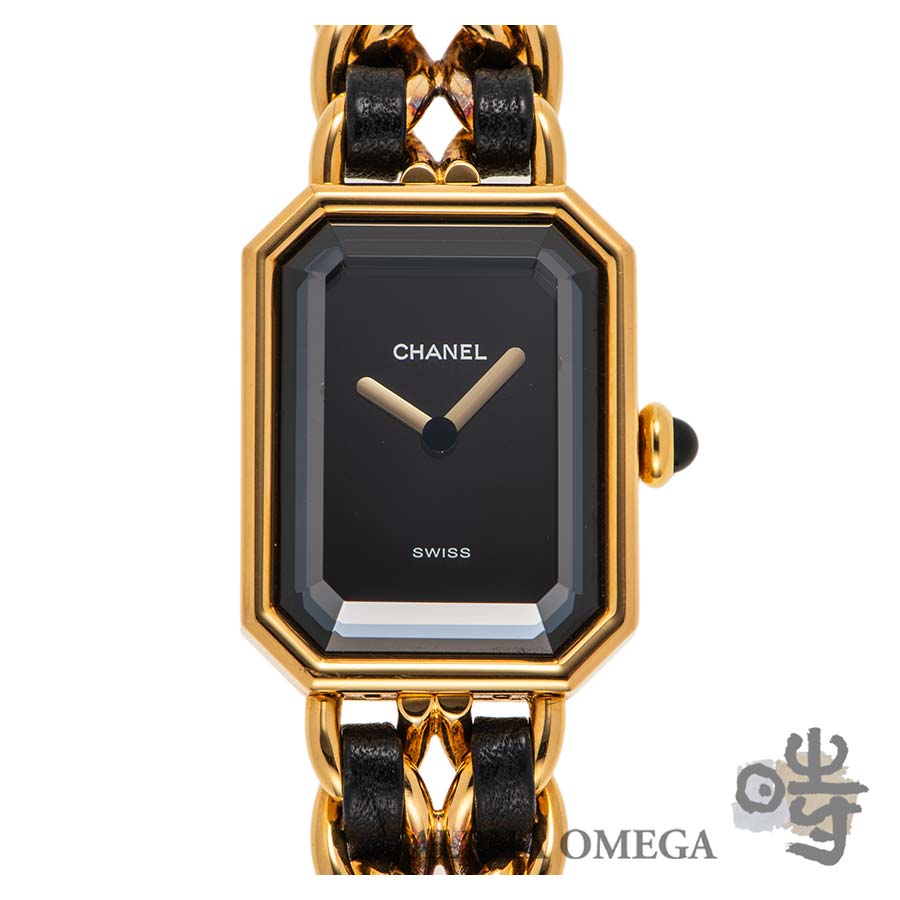 シャネル プルミエール Lサイズ クォーツ ブラック文字盤 Vintage z094.jpg