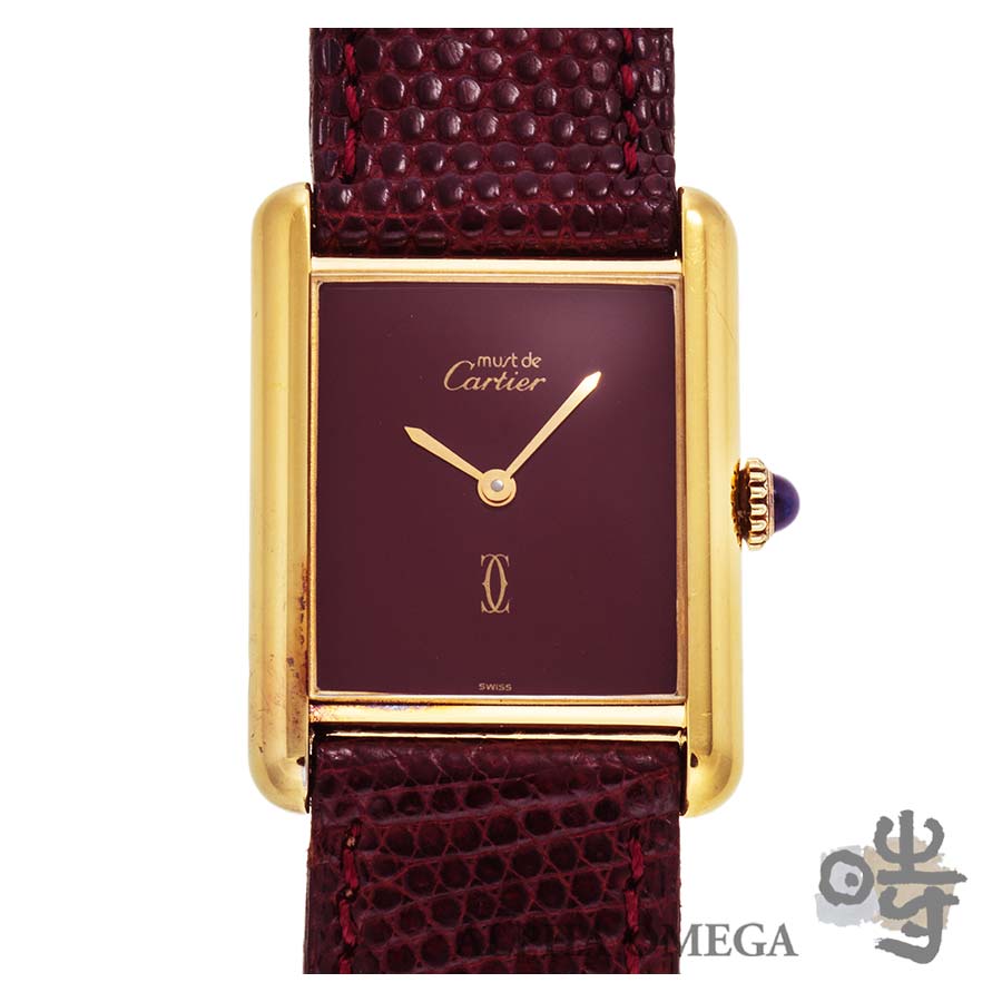 楽天市場】カルティエ マスト タンク ヴェルメイユ SM クォーツ Ref