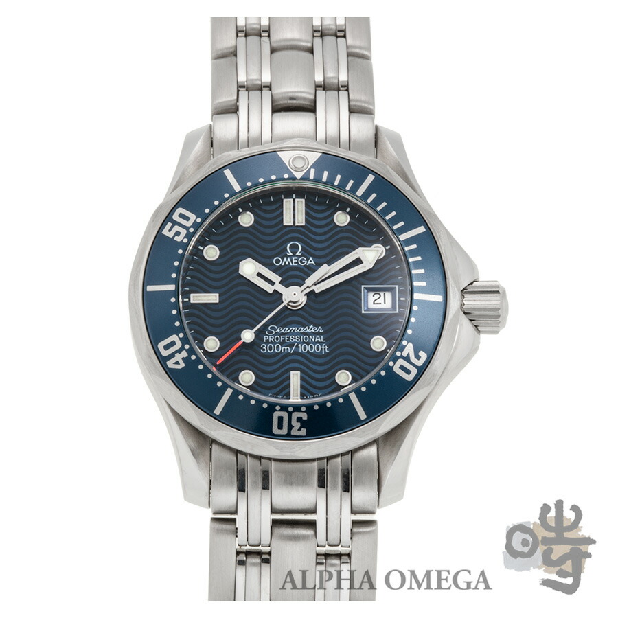楽天市場】オメガ シーマスター 120m クォーツ Ref.2511.81 ブルー