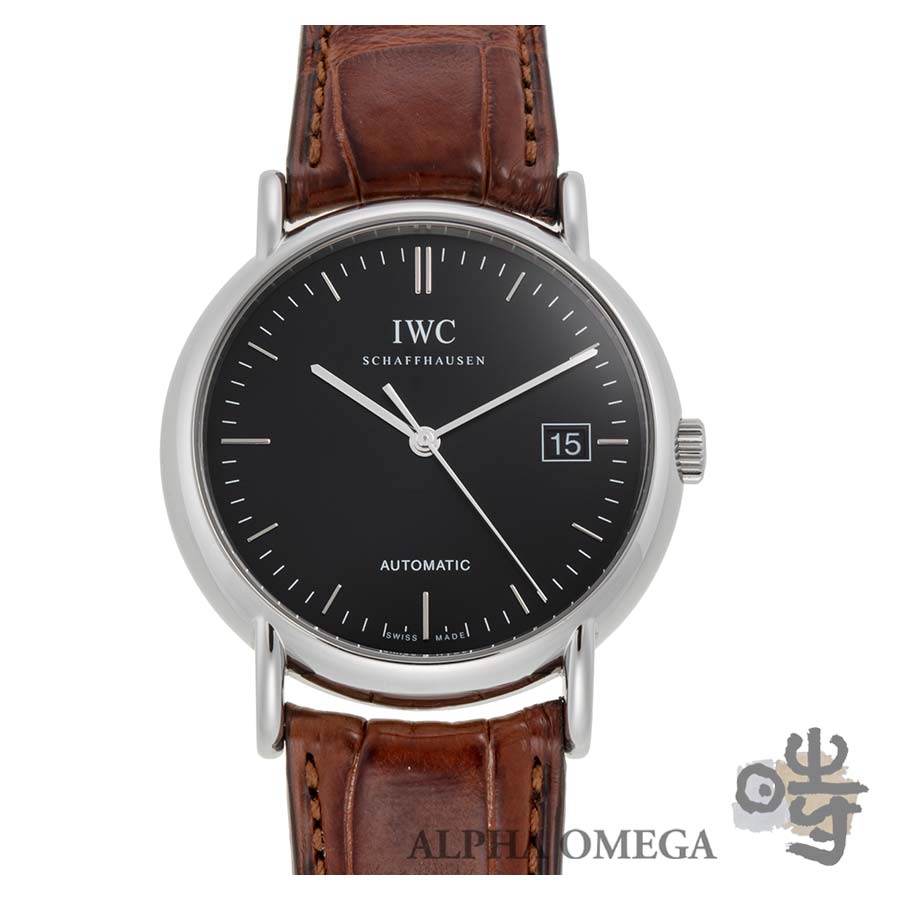 IWC 国際的 ご覧なさる 貴社 ポートフィノ Ref.3533-13/IW353313 スチール写真(SS) 2000年月日【中古】【今めかしい】【預ける】【メンズ】