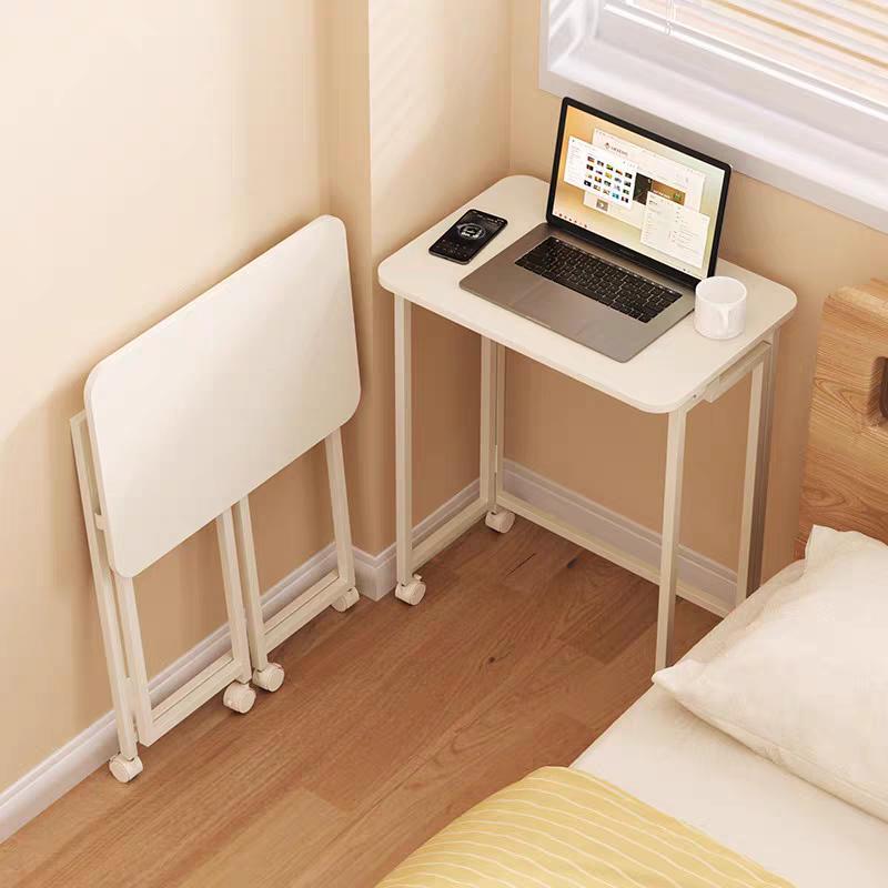 折りたたみデスク ６０×４０ｃｍ ハイタイプ 高さ７５ｃｍ キャスター付き ピークル パソコンデスク 作業台 スリム 省スペース 完成品で届いてすぐ使える