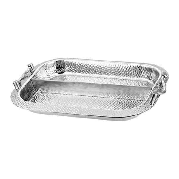 魚用深型ベーキングトレイ 食品準備トレイ ハンドル付き 錆防止アクセサリー シーフードプレート 肉用ラザニア用深型焼き網