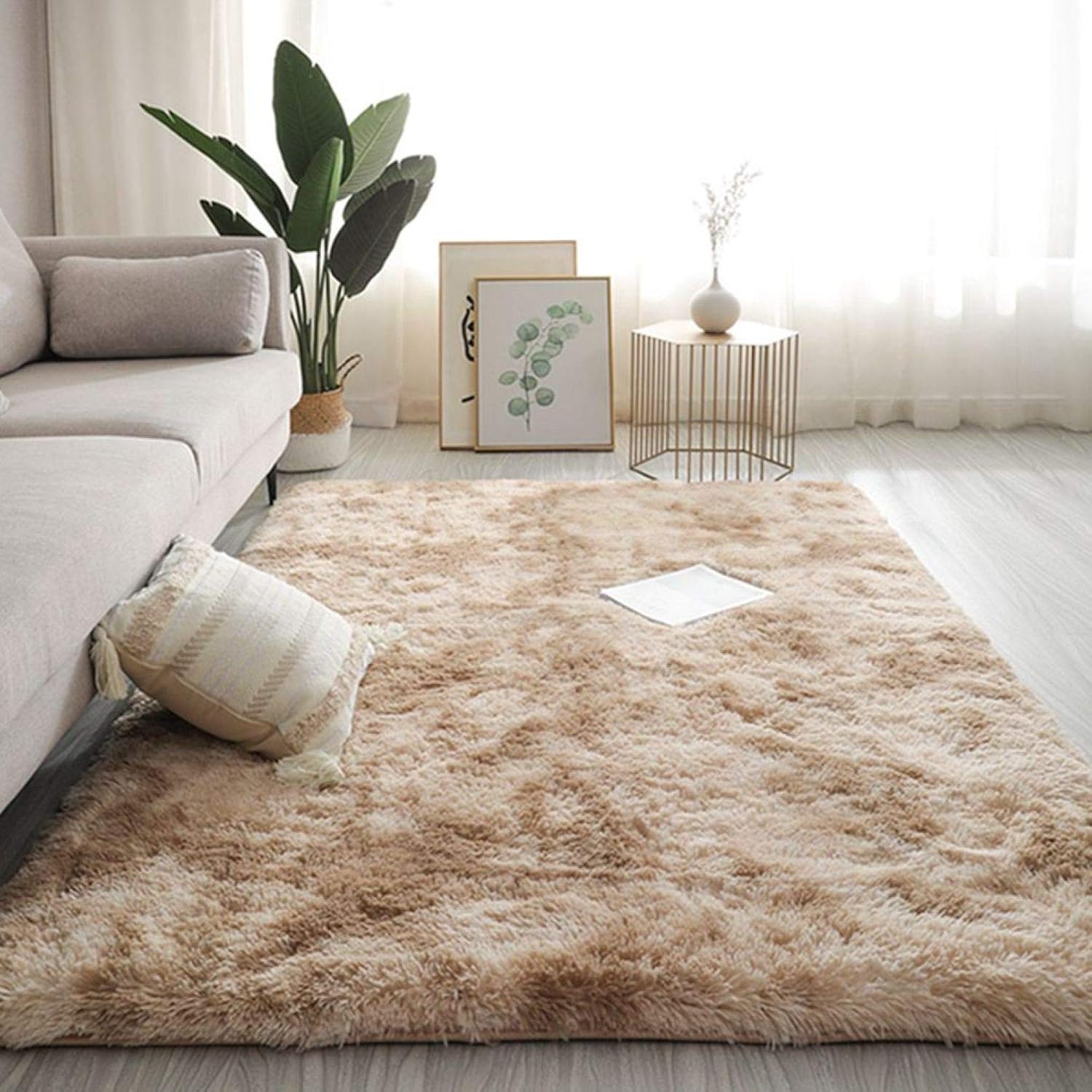 引っ敷き 引っ敷き 洗える 引っ敷き オシャレ引っ敷き シャギー長毛 160*200コマーシャル 上滑り打ちきり付き添い人 一年中使える ふわふわ 折り畳み 矩形 センターラグ 赤銅色 夏用 冷房装置打つ手 熱っぽい引っ敷き