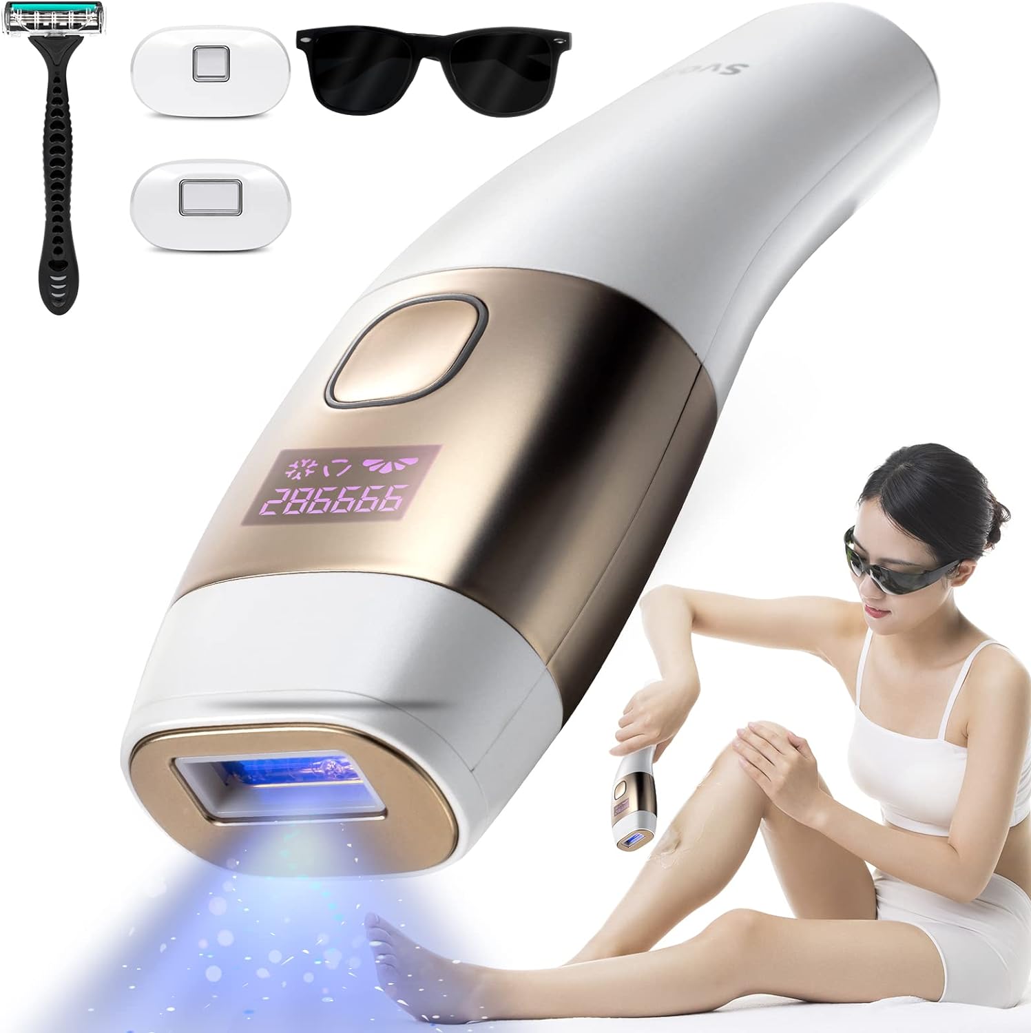 楽天市場】OULISI 脱毛器 光美容器 5段階調節 99万発回照射 IPL光脱毛