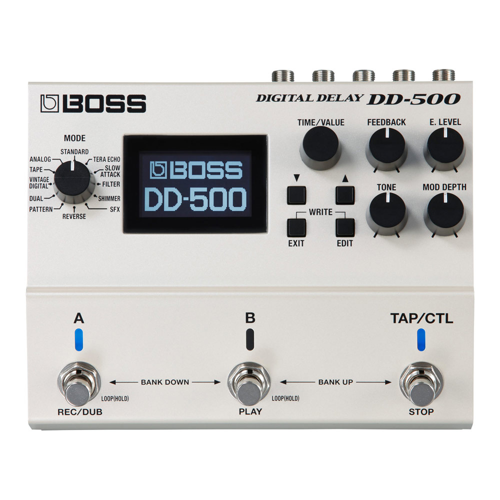 BOSS DD-500 デジタルディレイ BOSS DD-500 - DD-20の正統後継モデルであり、高性能DSPを採用