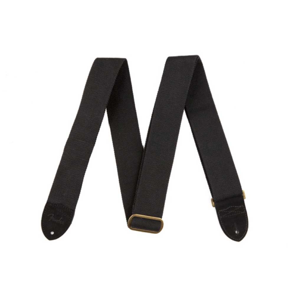 楽天市場】Fender ギターストラップ 2'' BLACK POLYESTER LOGO