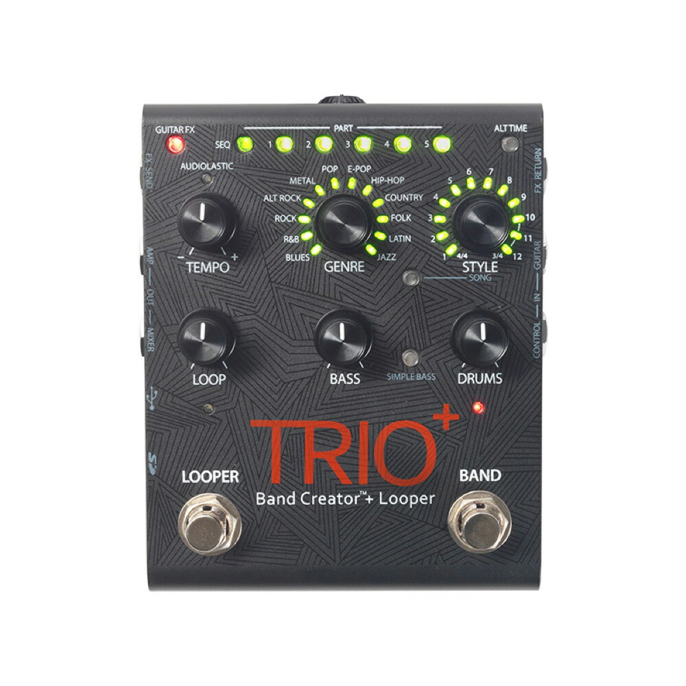 楽天市場】【純正アダプター付属】Digitech TRIO+ 新品 Band Creator +