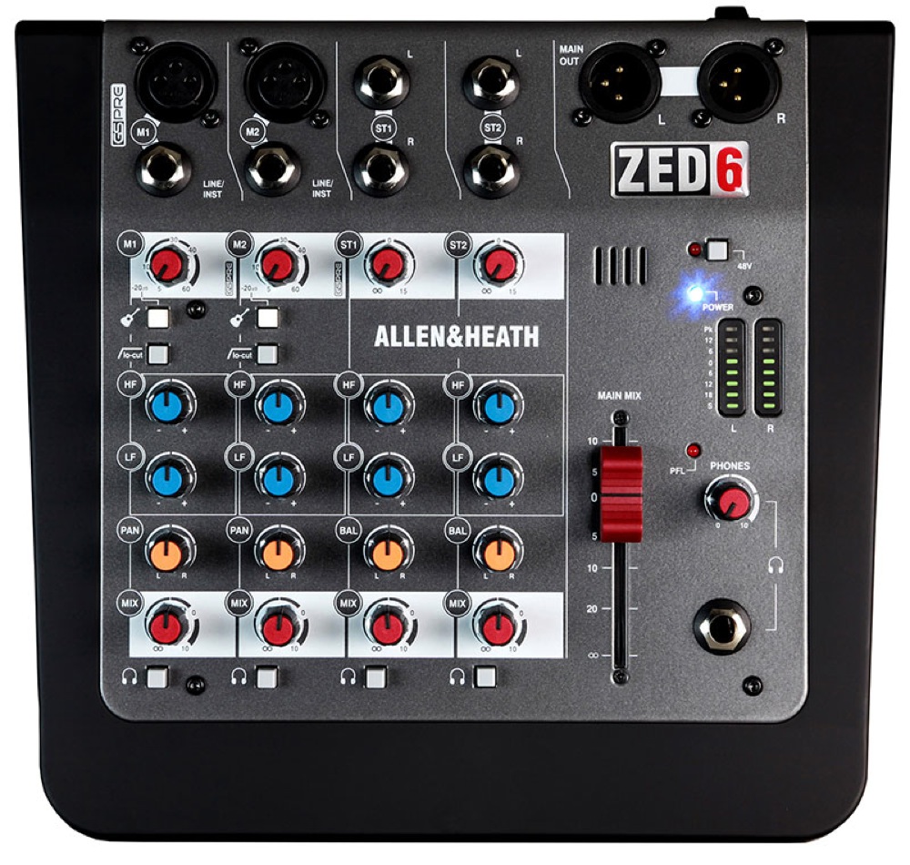 ALLENHEATH ZED-6 アナログミキサー(ZED6 X)