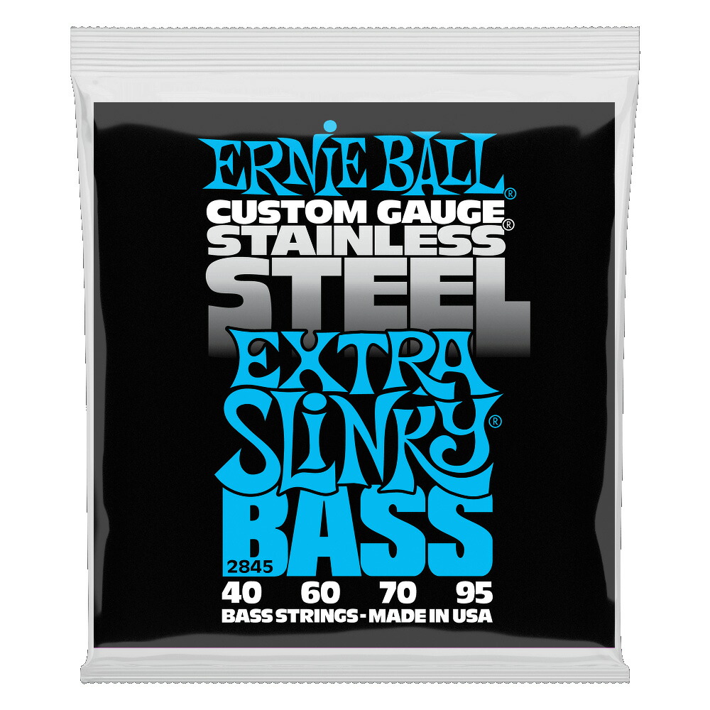 楽天市場】アーニーボール ERNIE BALL 2815 Extra Slinky Flatwound 40 