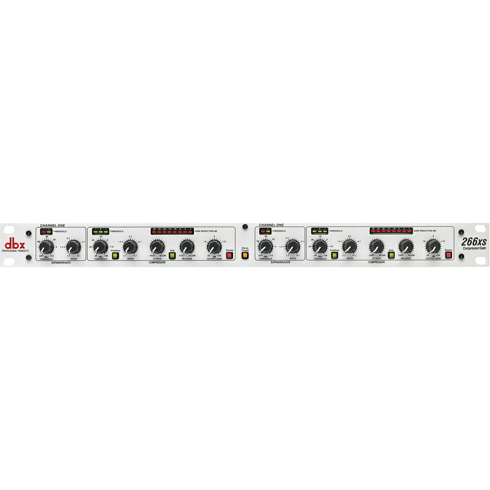 dbx 266xs 2chコンプレッサー/ゲート