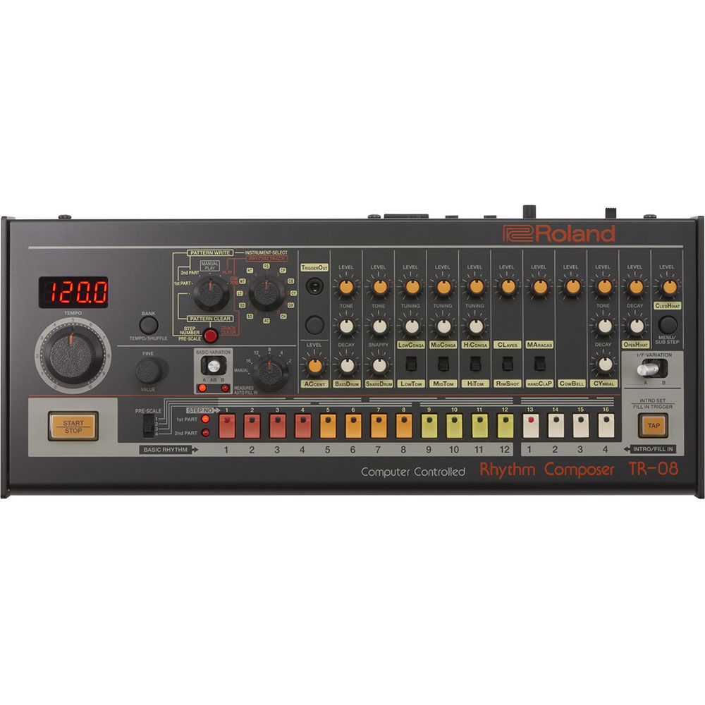 ROLAND TR-08 Boutique Rhythm Composer 808を再現したブティークシリーズ リズムマシン