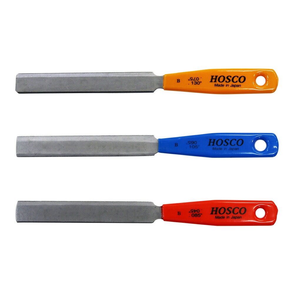 HOSCO TL-NF3B 3本組 ベース用 ナットファイル ヤスリ