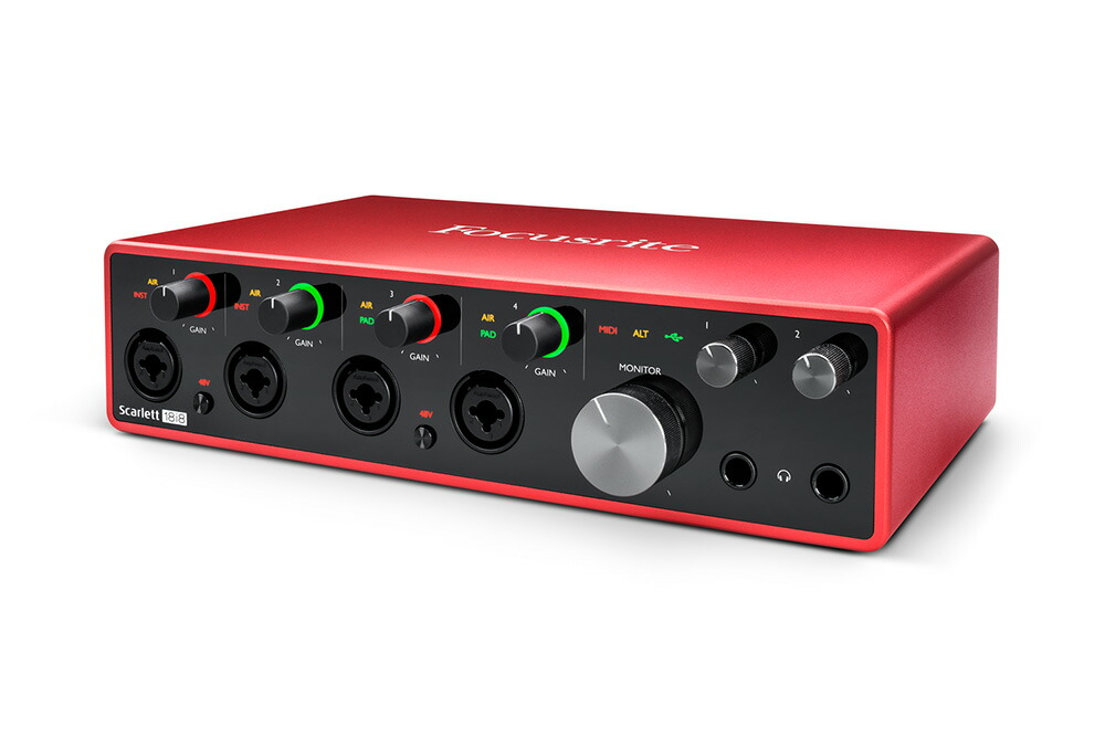 Focusrite Scarlett 18i8 Gen 3rd オーディオインターフェイス DAW