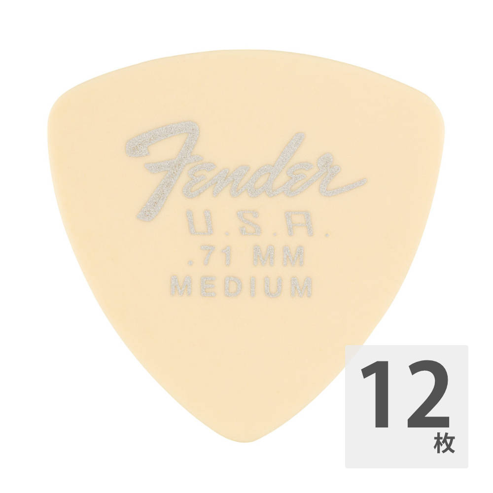 楽天市場】Fender Rock-On Touring Picks 351 Shape 0.50mm Red ギターピック×12枚 :  chuya-online