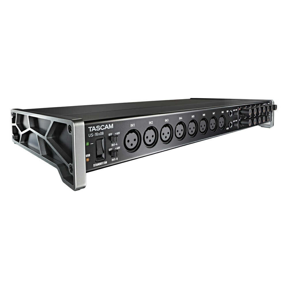 TASCAM US-16x08 USBオーディオインターフェース MIDIインターフェース マイクプリアンプ|chuya-online チューヤオンライン