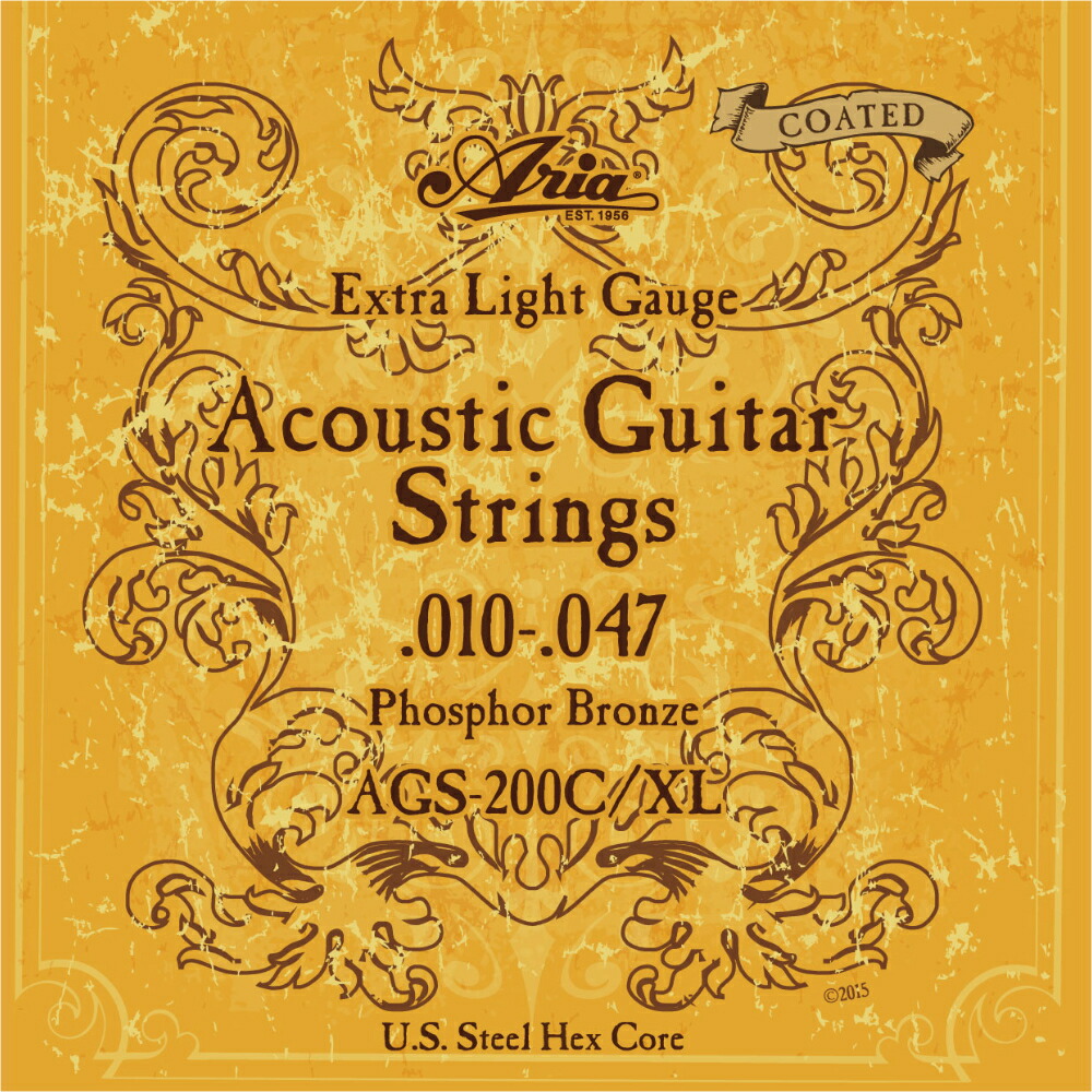 楽天市場】FOEHN AGS-570 Acoustic Guitar Strings Extra Light 80/20 Bronze アコースティックギター弦  10-47 : chuya-online