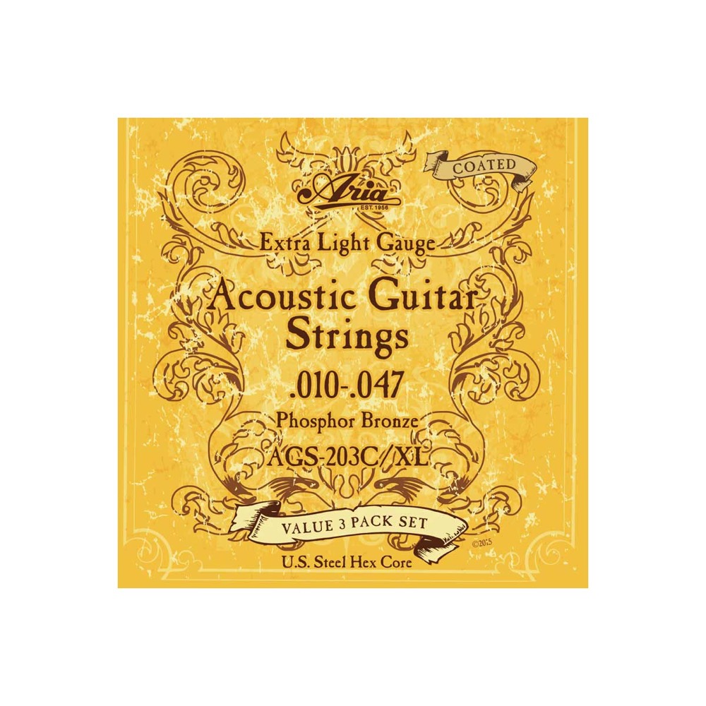 楽天市場】FOEHN AGS-570 Acoustic Guitar Strings Extra Light 80/20 Bronze アコースティックギター弦  10-47 : chuya-online